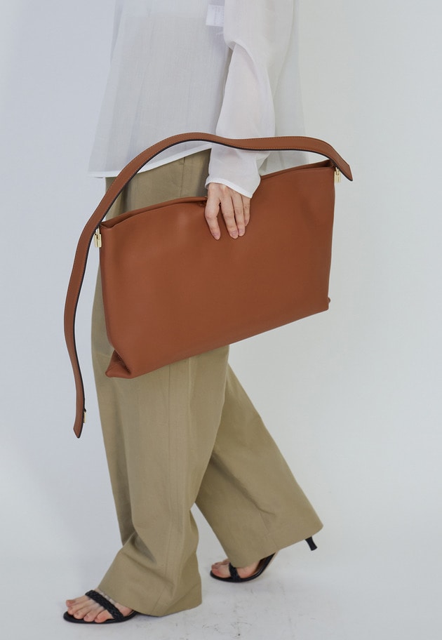 【予約】＜PUNTI（プンティ）＞"GRAFT-TOTE”トートバッグ 詳細画像 Brown 1