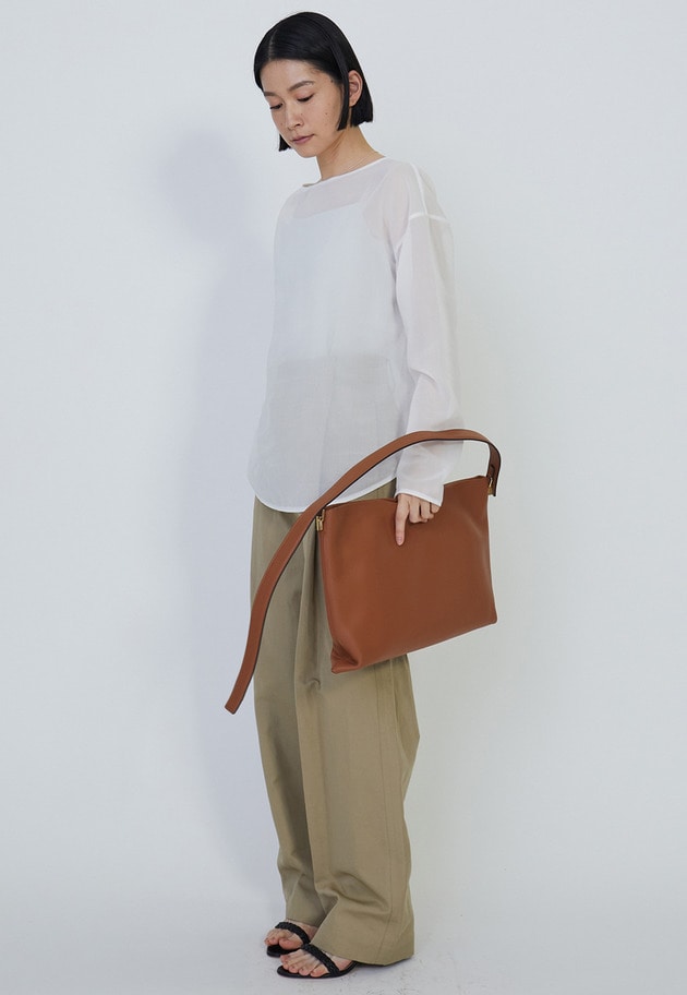 【予約】＜PUNTI（プンティ）＞"GRAFT-TOTE”トートバッグ 詳細画像 Brown 3