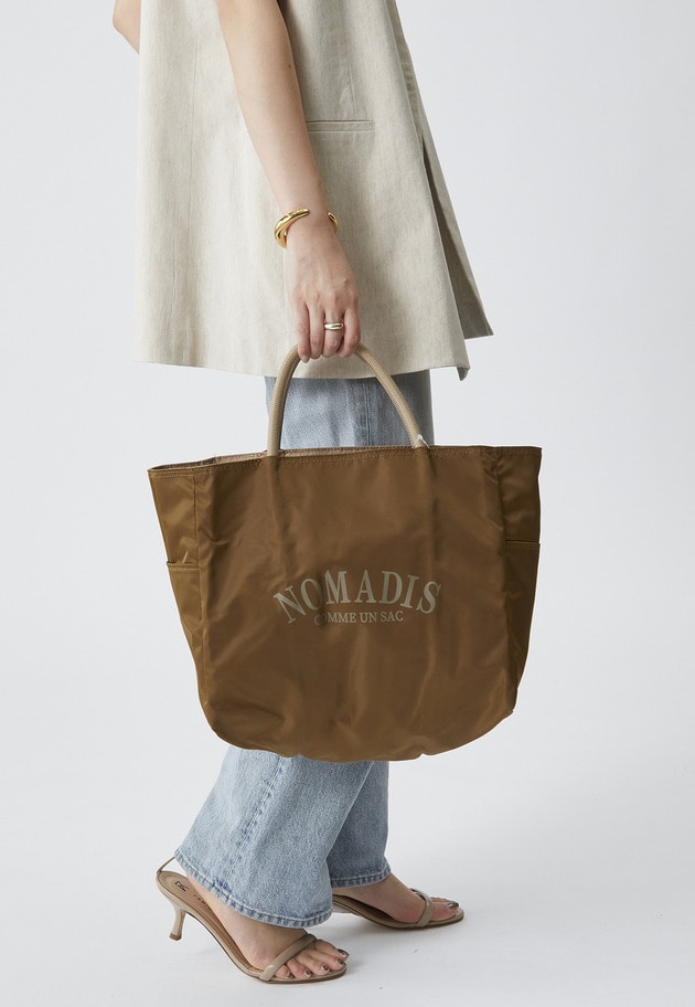 ＜NOMADIS (ノマディス)＞SAC2 WIDEトートバッグ 詳細画像 Dark brown 1