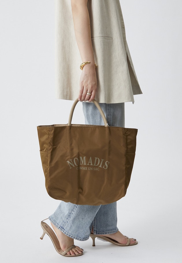 ＜NOMADIS (ノマディス)＞SAC2 WIDEトートバッグ 詳細画像 Dark brown 2