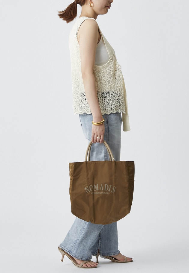 ＜NOMADIS (ノマディス)＞SAC2 WIDEトートバッグ 詳細画像 Dark brown 4