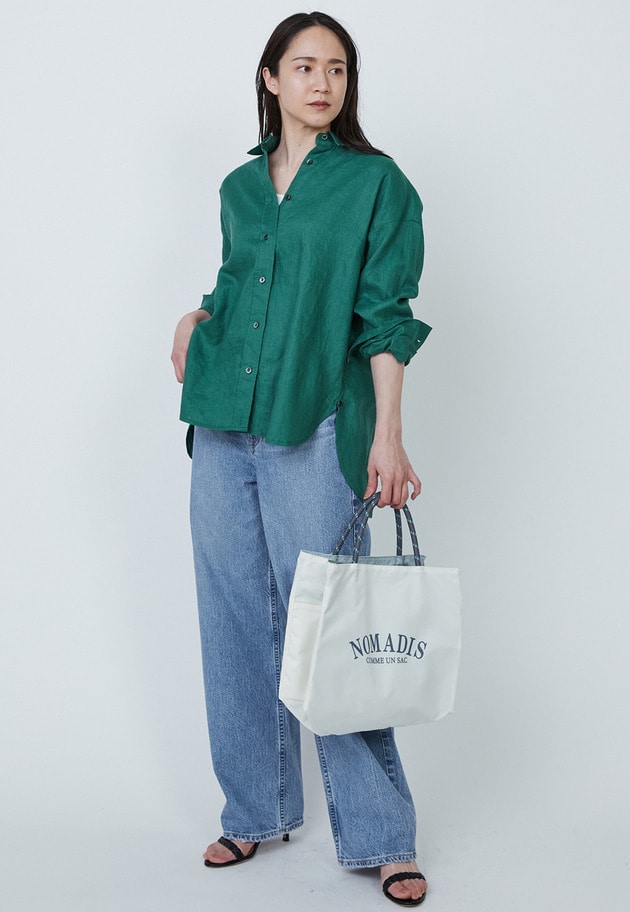 ＜NOMADIS (ノマディス)＞別注SAC2 WIDEトートバッグ 詳細画像 White 13
