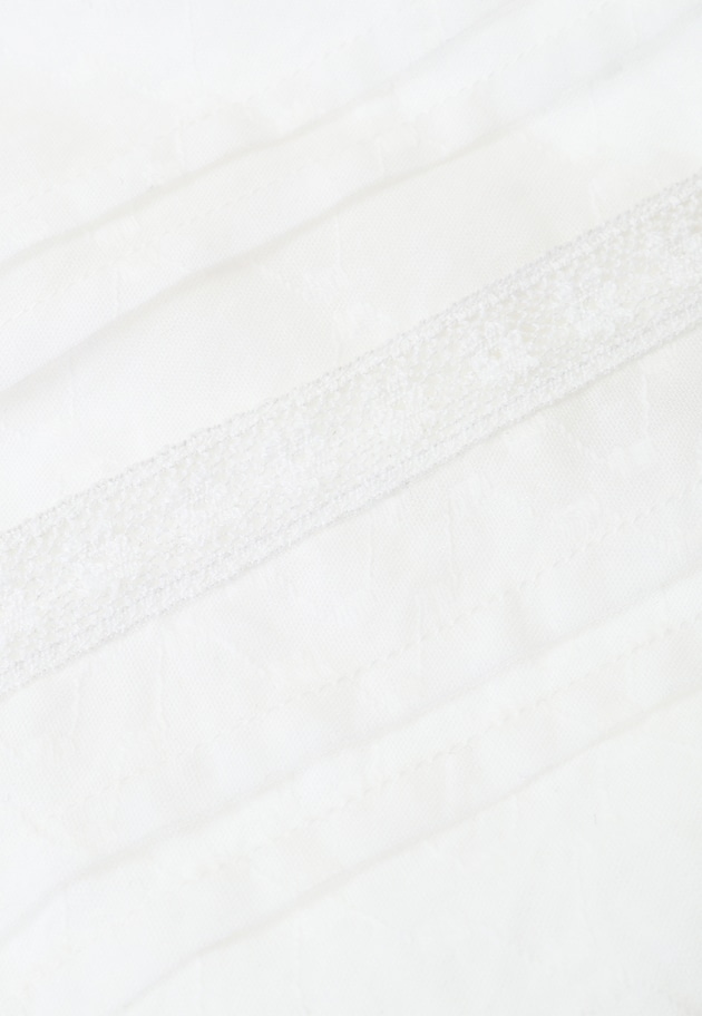 ＜SARA MALLIKA （サラマリカ）＞バテンレースリボントップス 詳細画像 White 12