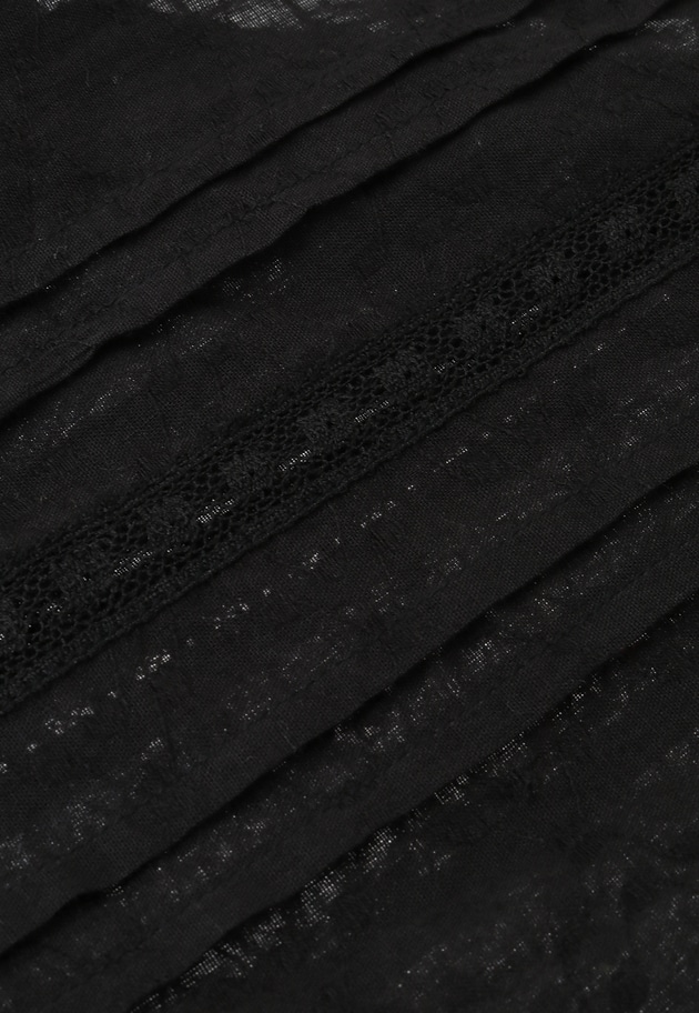 ＜SARA MALLIKA （サラマリカ）＞バテンレースリボントップス 詳細画像 Black 19