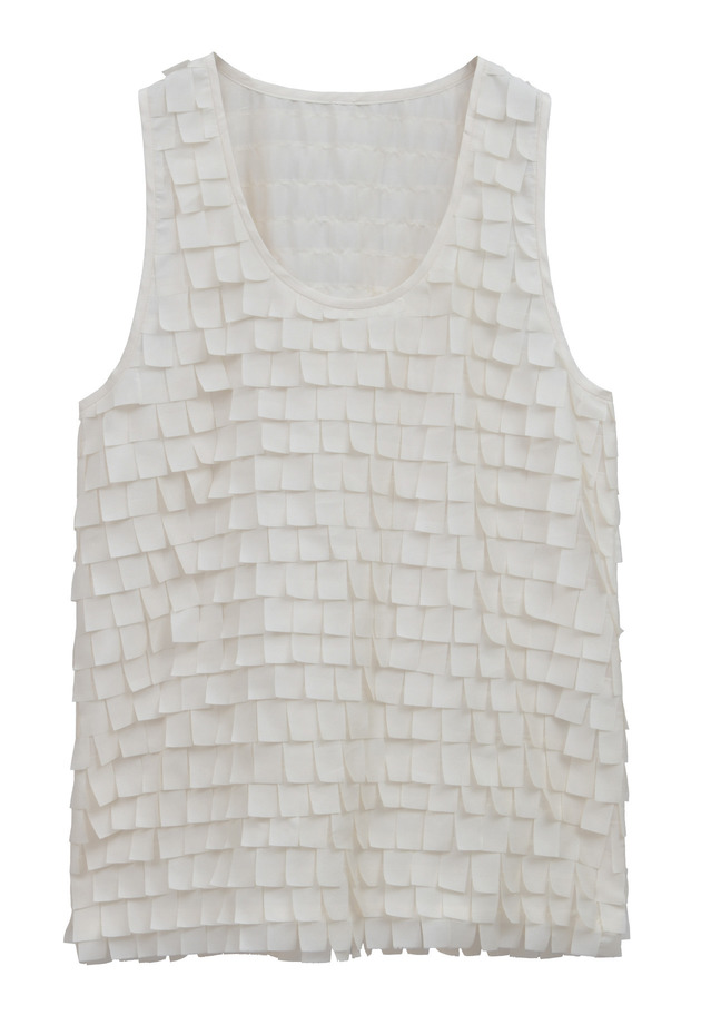 ＜SYSTEM（システム）＞タンクトップ 詳細画像 White 1