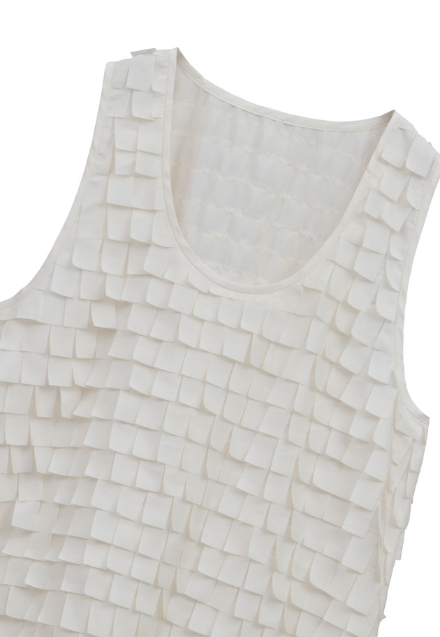 ＜SYSTEM（システム）＞タンクトップ 詳細画像 White 3