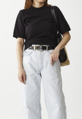 ＜LOWER（ローヴァー）＞18Gオープンバックレイヤードトップス