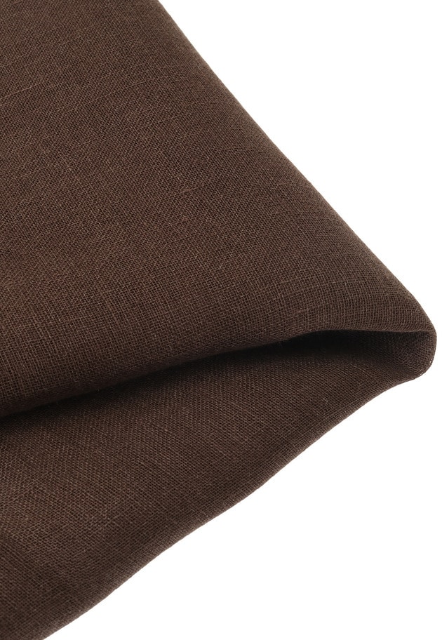 ＜THROW (スロー)＞“KOVICH”大判リネンストール 詳細画像 Brown 3