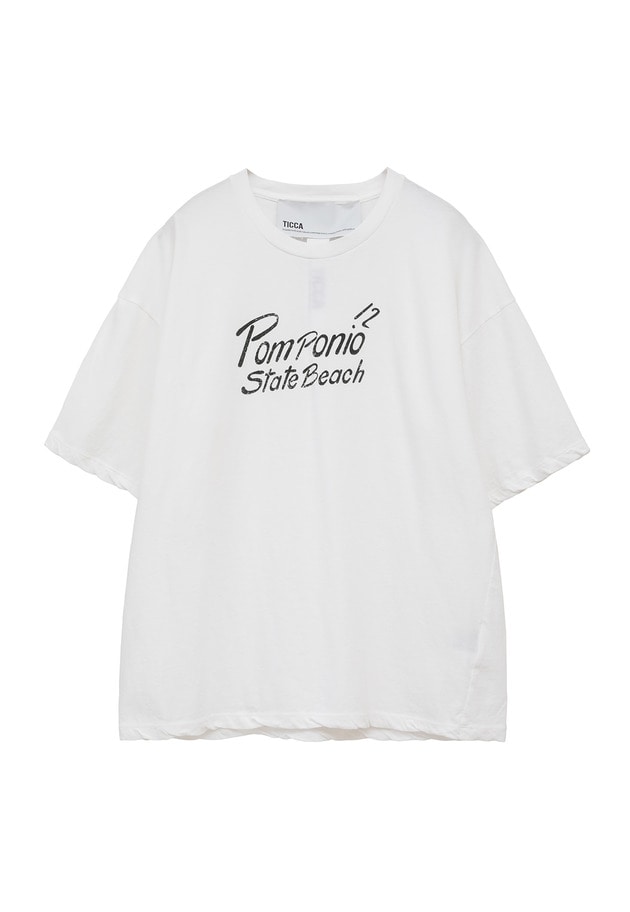 ＜TICCA（ティッカ）＞ロゴTシャツ 詳細画像 White 8