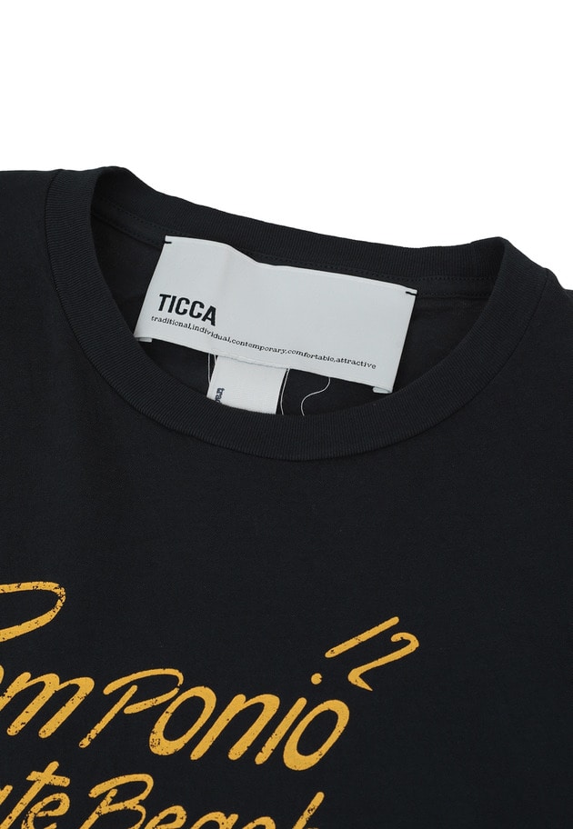 ＜TICCA（ティッカ）＞ロゴTシャツ 詳細画像 Navy 8