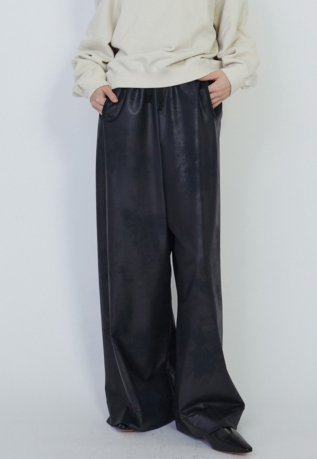 ＜COGTHEBIGSMOKE (コグザビッグスモーク)＞“ALISON” TROUSERS パンツ 詳細画像 Black 1