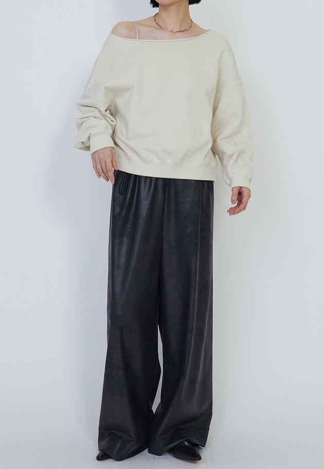 ＜COGTHEBIGSMOKE (コグザビッグスモーク)＞“ALISON” TROUSERS パンツ 詳細画像 Black 2