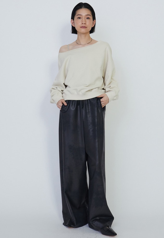 ＜COGTHEBIGSMOKE (コグザビッグスモーク)＞“ALISON” TROUSERS パンツ 詳細画像 Black 3