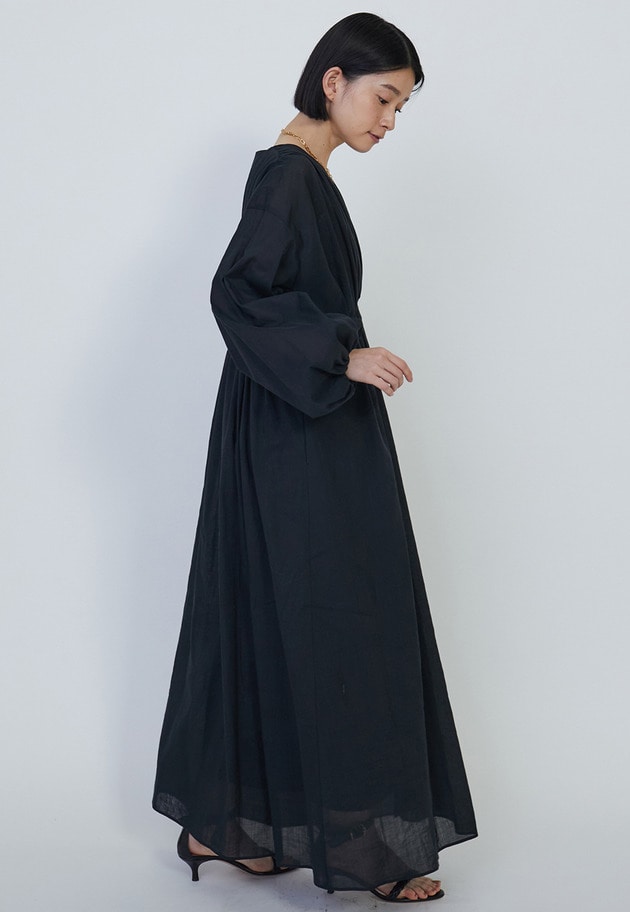 カシュクールワンピース 詳細画像 Black 2