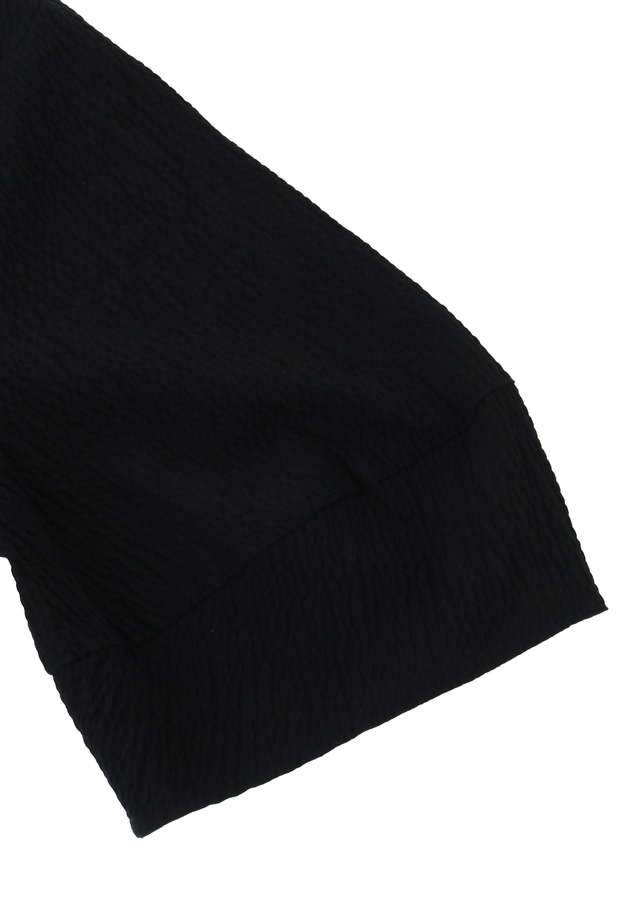 【予約】コットンサッカーフォルムワンピース 詳細画像 Black 14
