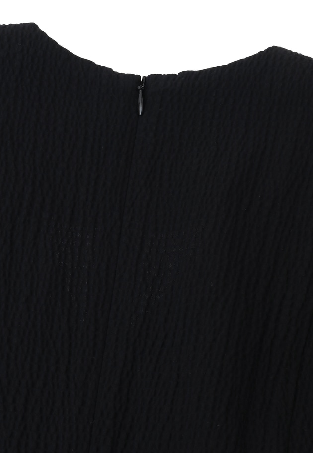 【予約】コットンサッカーフォルムワンピース 詳細画像 Black 16