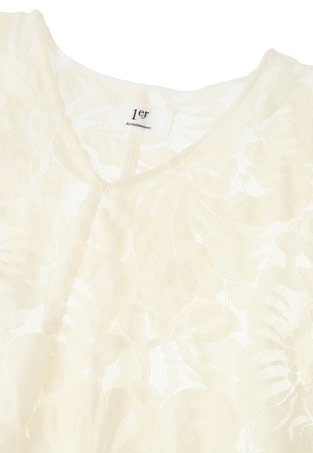 フラワーレースブラウス 詳細画像 Offwhite 13