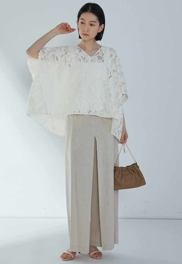 フラワーレースブラウス 詳細画像 Offwhite 3