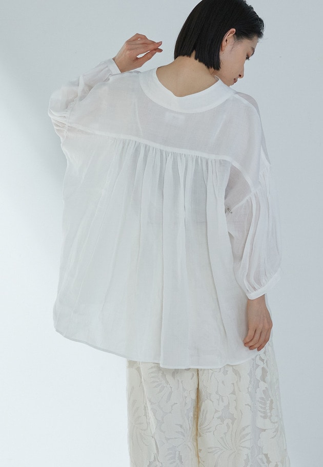 ラミーツイルブラウス 詳細画像 Offwhite 1