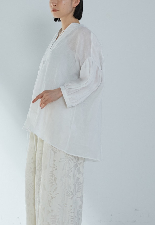 ラミーツイルブラウス 詳細画像 Offwhite 3