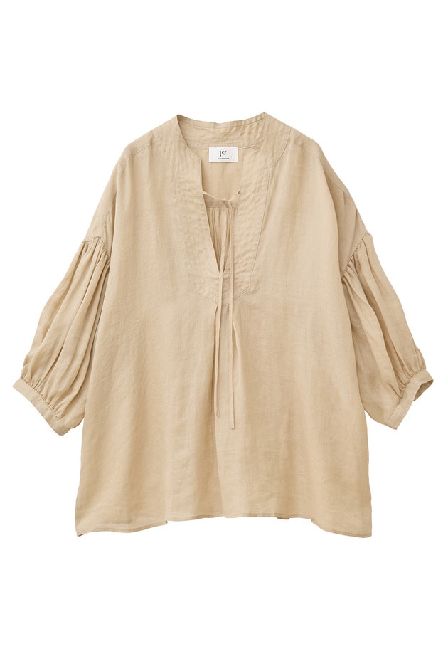 ラミーツイルブラウス 詳細画像 Beige 5