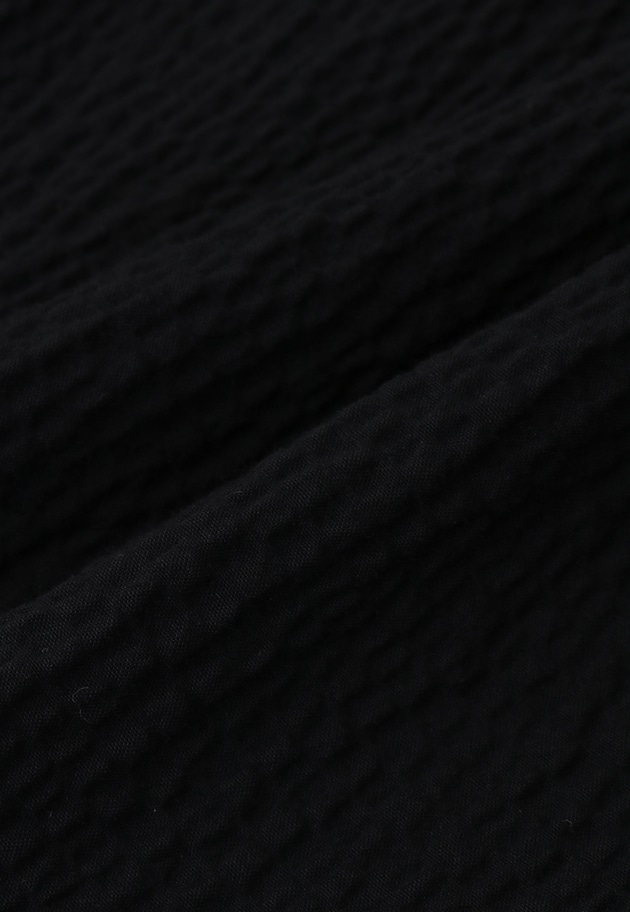 【予約】コットンサッカーランタンブラウス 詳細画像 Black 12