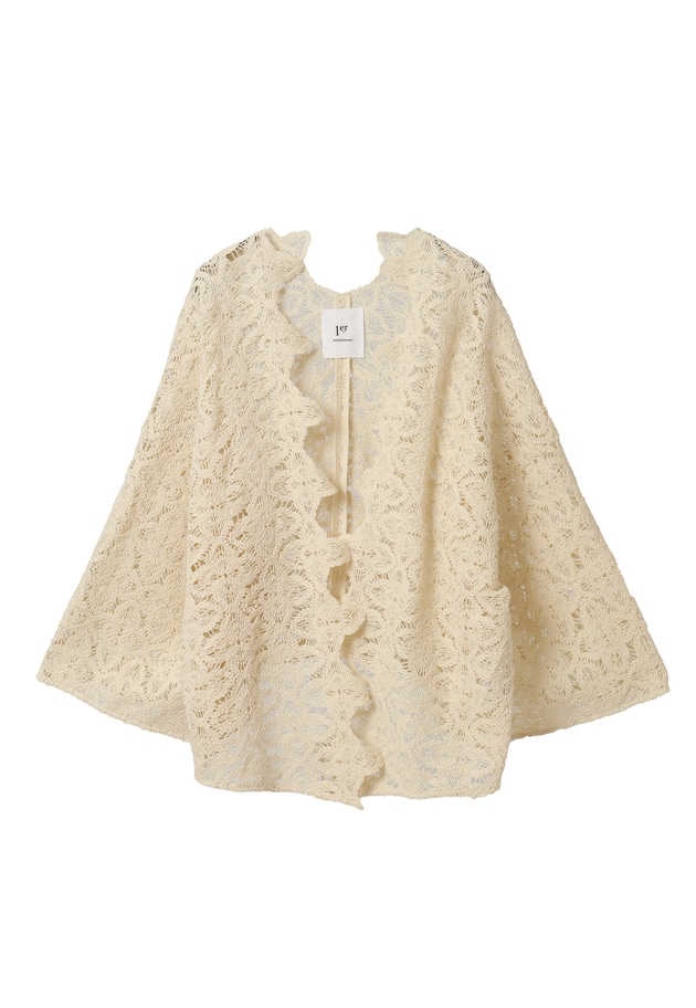 ラッセルレースジャケット 詳細画像 Beige 11