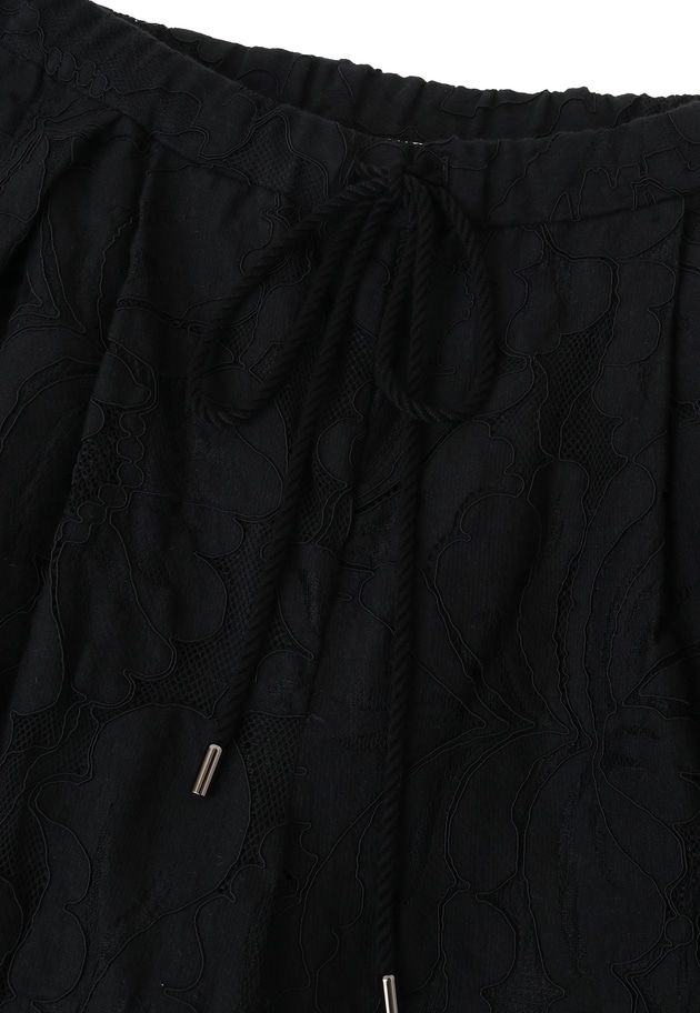 フラワーレースワイドパンツ 詳細画像 Black 14