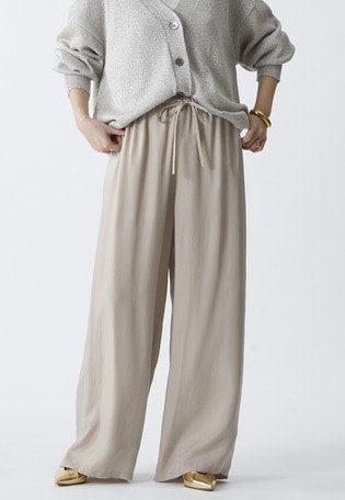 【新色追加】キュプラフィブリルイージーパンツ