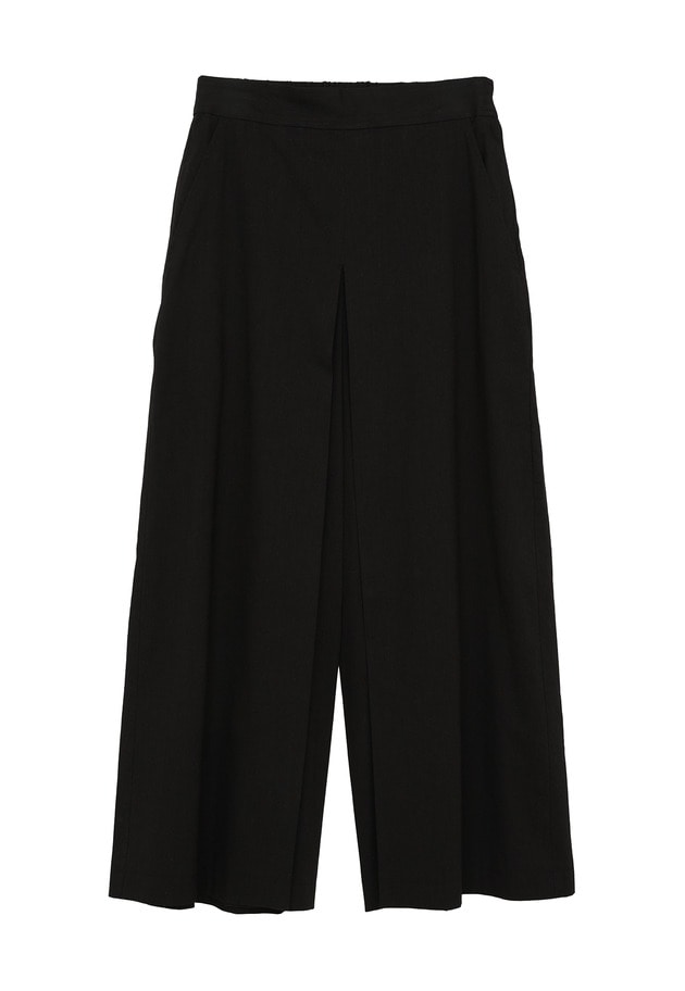 リネンコットンストレッチパンツ 詳細画像 Black 10