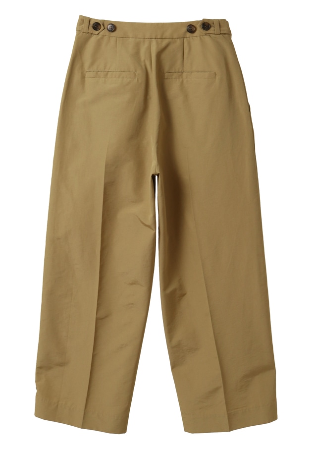コットンナイロンタフタ2タックパンツ 詳細画像 Beige 12