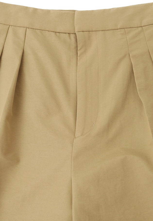 コットンナイロンタフタ2タックパンツ 詳細画像 Beige 13