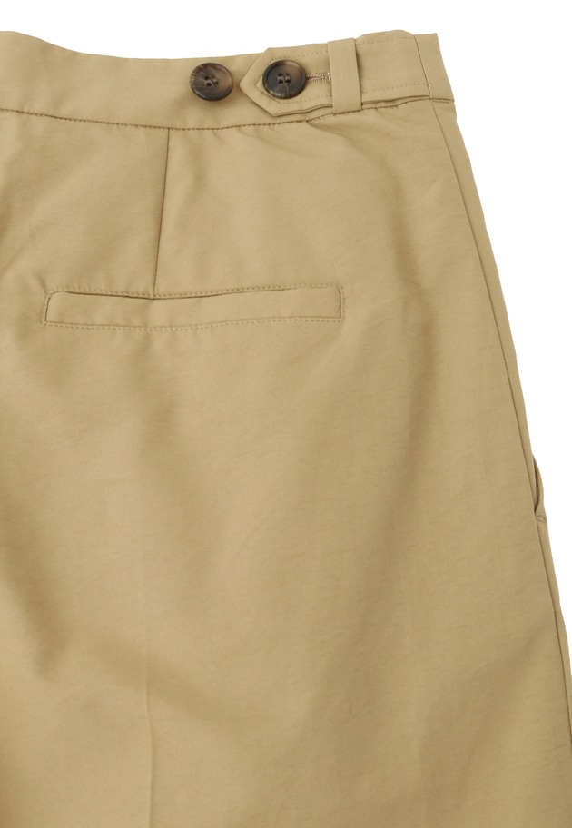 コットンナイロンタフタ2タックパンツ 詳細画像 Beige 15