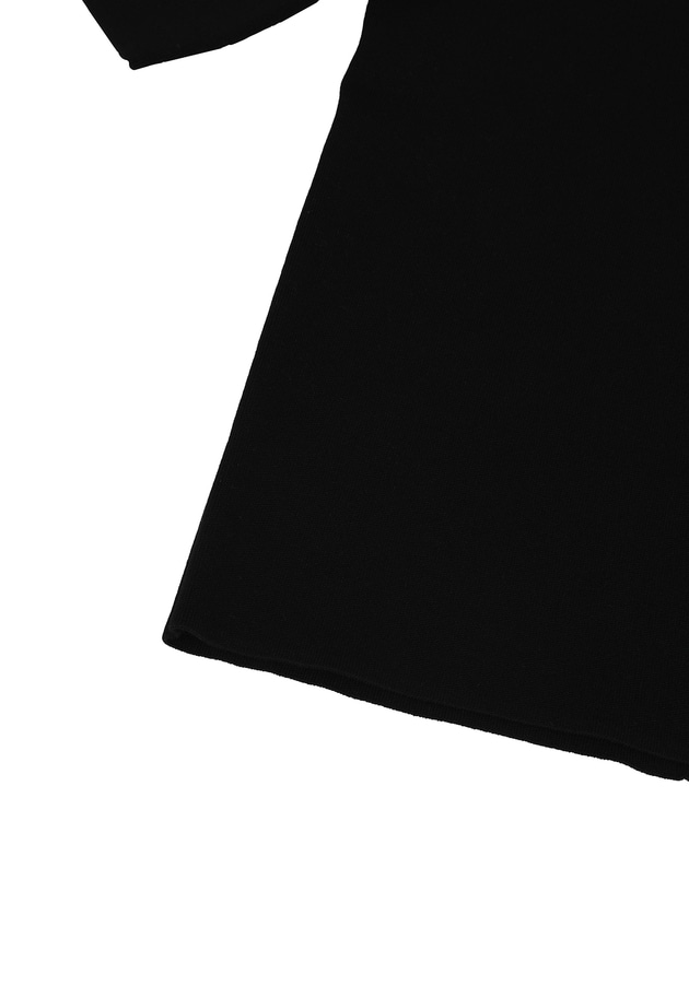 スムーススクエアネックプルオーバー 詳細画像 Black 15