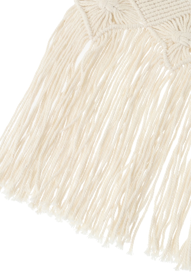 マクラメフリンジタンクトップニット 詳細画像 Offwhite 16