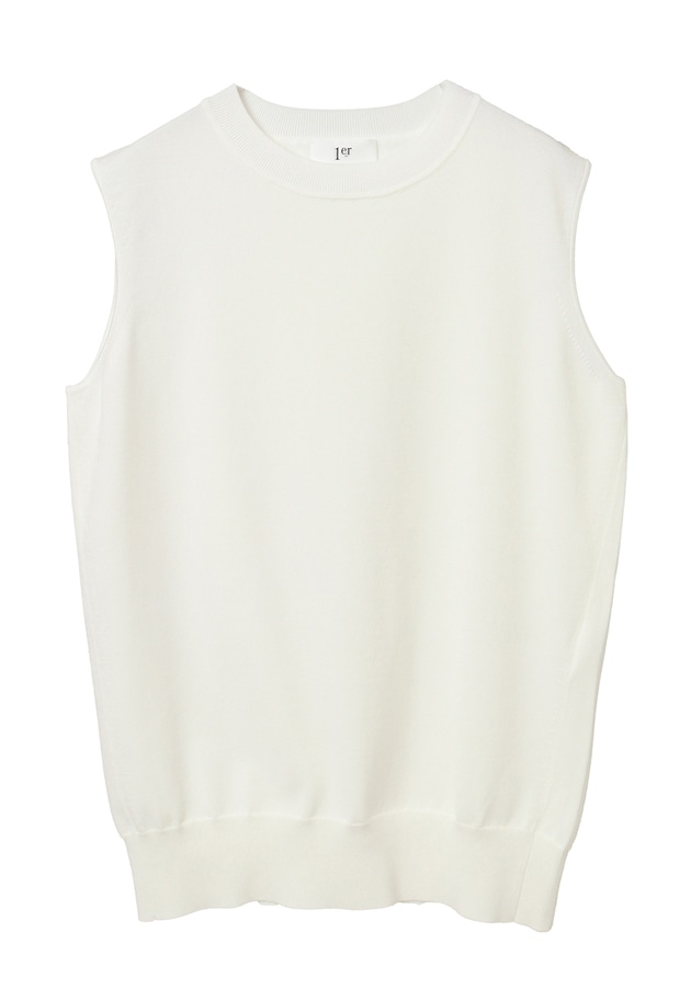 ボクシーニットタンク 詳細画像 Offwhite 11