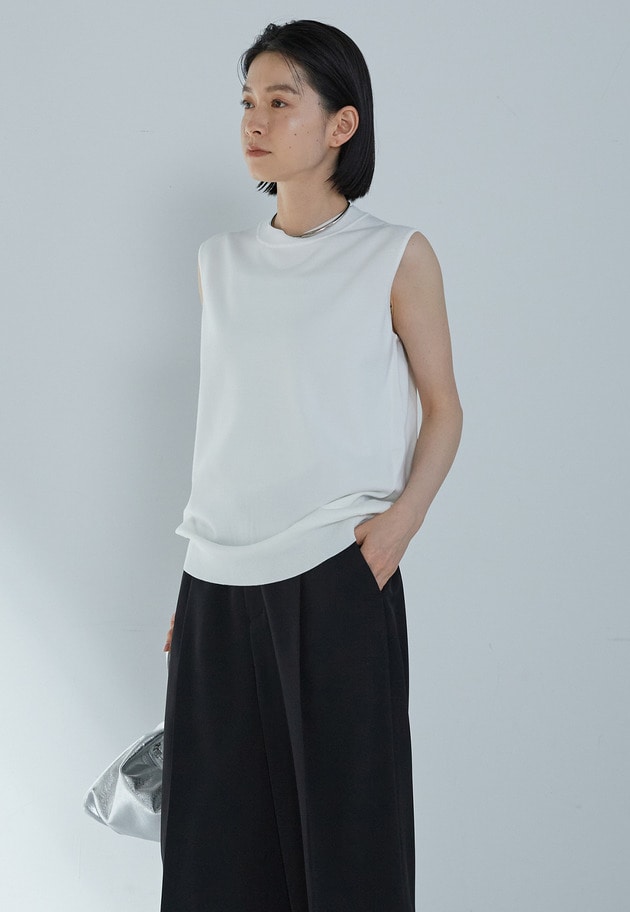 ボクシーニットタンク 詳細画像 Offwhite 2