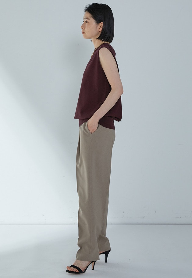 ボクシーニットタンク 詳細画像 Bordeaux 5