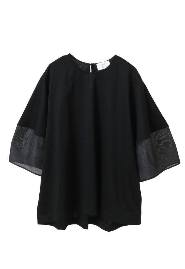シアーコンビカットソー 詳細画像 Black 8