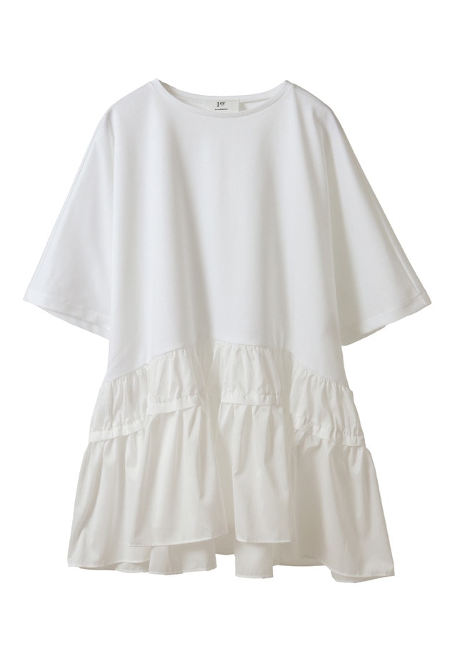 【追加】コットンポンチ×タフタトップス 詳細画像 Offwhite 10