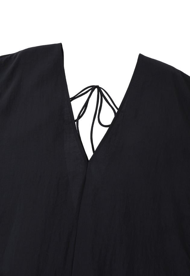 ナイロンクロスティアードワンピース 詳細画像 Black 13