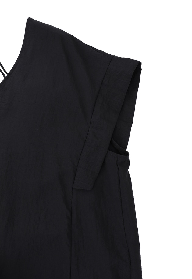 ナイロンクロスティアードワンピース 詳細画像 Black 14