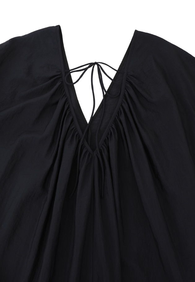 ナイロンクロスティアードワンピース 詳細画像 Black 16