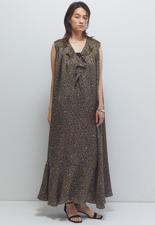 レオパードプリントワンピース