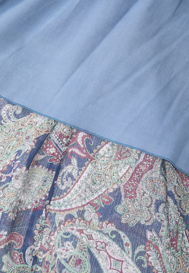 ペイズリープリントワンピース 詳細画像 Navy 17