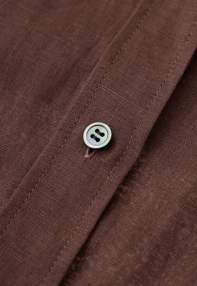 60リネンシャツ 詳細画像 Brown 16