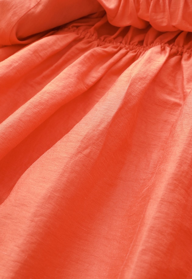 ギャザーネックブラウス 詳細画像 Orange 7