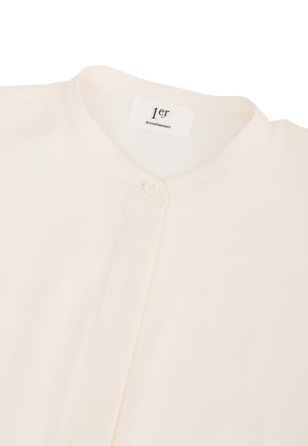 スタンドカラーボイルシャツ 詳細画像 Offwhite 13