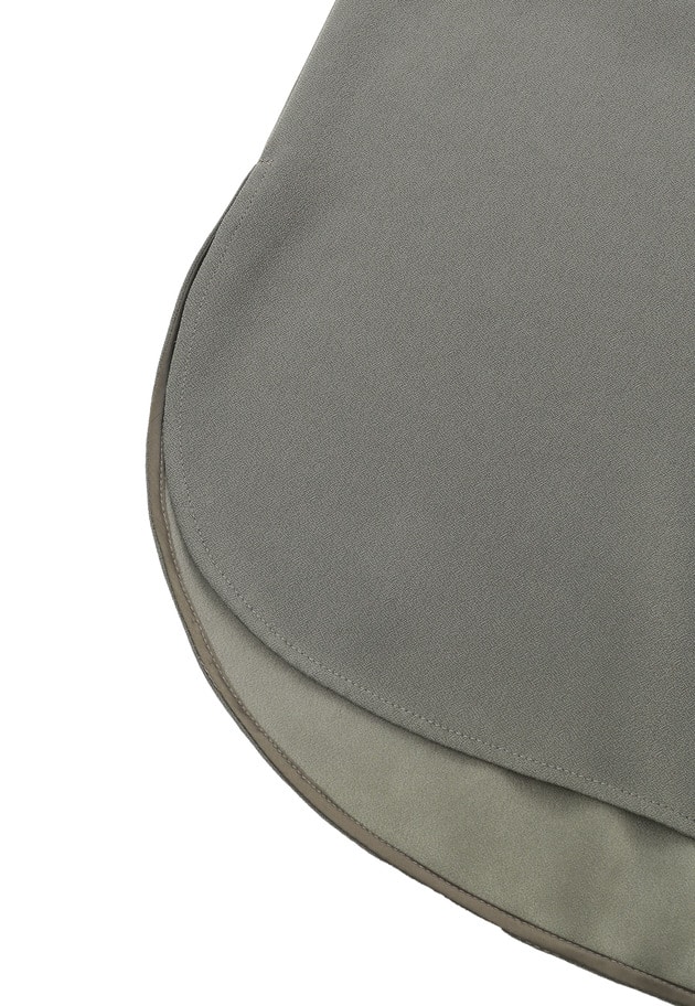 ジョーゼットフレンチスリーブブラウス 詳細画像 Khaki 10