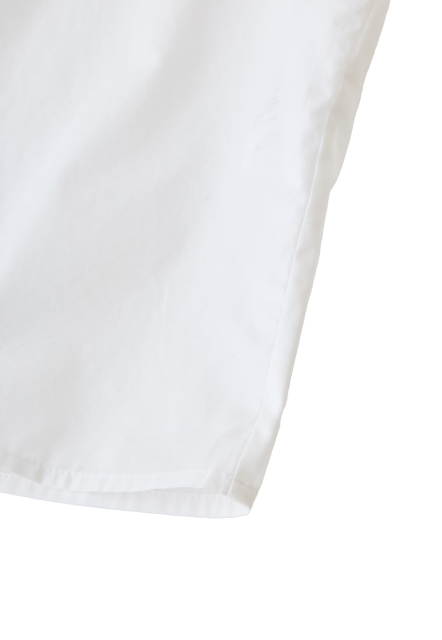 【富岡佳子×1er Arrondissement】スタンドラッフルカラーブラウス 詳細画像 Offwhite 15